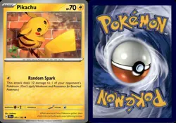 PIKACHU 051/162 Pokemon Card Temporal Forces Near Mint - Image 3