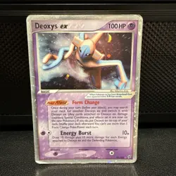 Pokemon Card - Deoxys ex Deoxys 97/107 Ultra Rare - Image 1