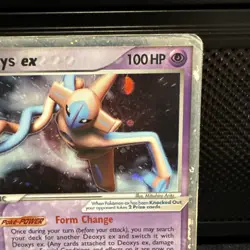 Pokemon Card - Deoxys ex Deoxys 97/107 Ultra Rare - Image 3