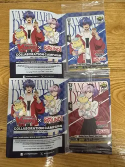 Cardfight Vanguard Akina and Nao Round1 Exclusive Promo Card New Sealed Set of 2 - Image 1