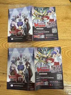 Cardfight Vanguard Akina and Nao Round1 Exclusive Promo Card New Sealed Set of 2 - Image 2