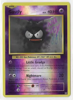 Gastly 47/108 Evolutions Reverse Holo XY Pokemon TCG Card LP - Image 1