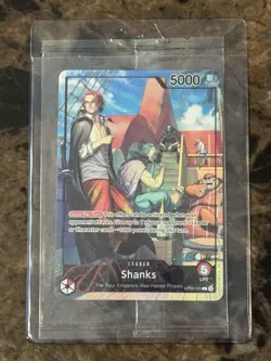 One Piece Shanks Leader PSA Promo Card Exclusive OP09-001 Sealed - Image 1