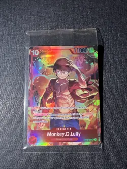 Monkey.D.Luffy ST10-006 SR NEW Sealed Promo Card Treasure Booster - Image 1