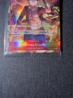 Monkey.D.Luffy ST10-006 SR NEW Sealed Promo Card Treasure Booster - Image 3
