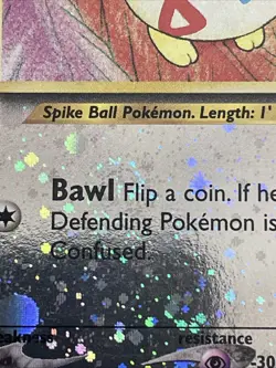 2001 Pokemon TCG Card Togepi Reverse Holo 4/18 Southern Islands DOUBLE SWIRL - Image 3