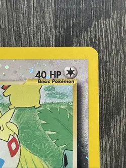 2001 Pokemon TCG Card Togepi Reverse Holo 4/18 Southern Islands DOUBLE SWIRL - Image 4