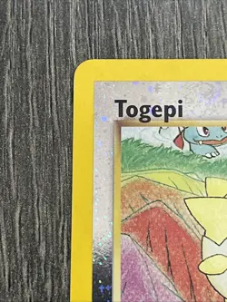 2001 Pokemon TCG Card Togepi Reverse Holo 4/18 Southern Islands DOUBLE SWIRL - Image 5