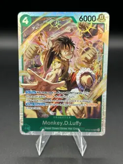 Bandai One Piece Card Game Monkey D. Luffy ST30-012 SR Foil Alt Art 6000 EN - Image 1