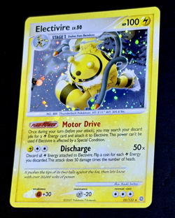 2007 Pokemon ELECTIVIRE Secret Wonders Set HOLO BLEED Diamond Pearl Card 25/132 - Image 4
