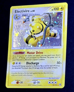 2007 Pokemon ELECTIVIRE Secret Wonders Set HOLO BLEED Diamond Pearl Card 25/132 - Image 5