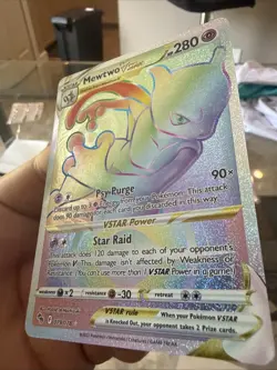 Pokemon TCG Mewtwo VSTAR Holo Ultra Rare Card 079/078 Mint Condition - Image 2
