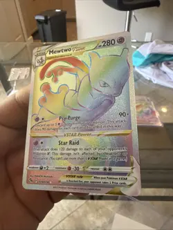 Pokemon TCG Mewtwo VSTAR Holo Ultra Rare Card 079/078 Mint Condition - Image 5