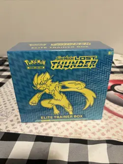 2018 POKEMON SUN & MOON LOST THUNDER ELITE TRAINER BOX ETB FACTORY SEALED W/CASE - Image 1