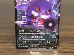 Gengar V 156/264 Fusion Strike Ultra Rare Holo Pokemon Card - Image 3