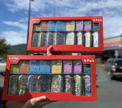 Lot/2 Pokemon TCG: Prismatic Evolutions 8 Mini-Tins Promos Costco **IN HAND** - Image 1