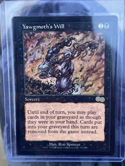 Wizards of the Coast MTG Urza's Saga Yawgmoth's Will Rare Sorcery 171/350 - Image 1