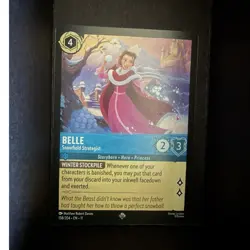 Disney Lorcana TCG Belle-Snowfield Strategist Regular Card 158/204 - Image 1