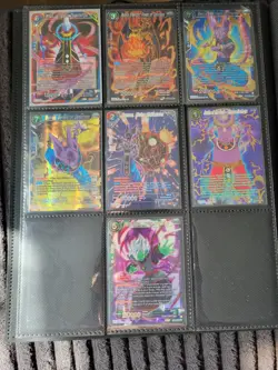 DragonBall TCG X7 Gods and Deities Card Spr And Sr Bundle NM Condition - Image 1