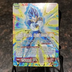 SSB Vegeta Spirit Boost Elite SD15-01 Foil Dragon Ball Super Card Game | NM - Image 1