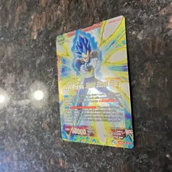 SSB Vegeta Spirit Boost Elite SD15-01 Foil Dragon Ball Super Card Game | NM - Image 2