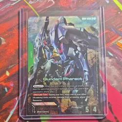 Bandai Namco Gundam Card Game Gundam Pharact LR+ Holo Unit EX - GD04-018 - Image 1