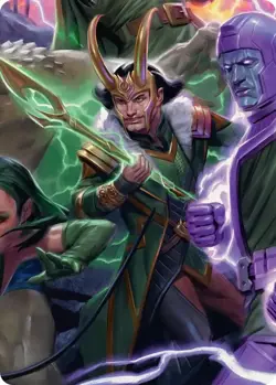 Loki, God of Lies Art Card 12 Special MTG AAMSH NM - Image 1