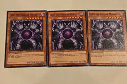 Caius The Shadow Monarch - SR01-EN004 - 1st Edition NM X3 - One Card Slight Bend - Image 1