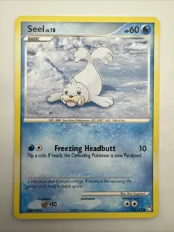 Seel 97/123 Mysterious Treasures Pokemon Card TCG - Image 1