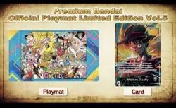 ONE PIECE CARD GAME Official Playmat Limited Edition Vol. 5 WITH Promo PRESALE - Image 1