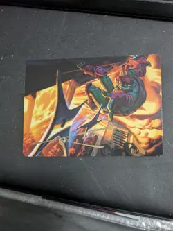 MTG Storm of Steel Art Card 48/54 (Gold-Stamped Signature) Art Series: TMNT - Image 1