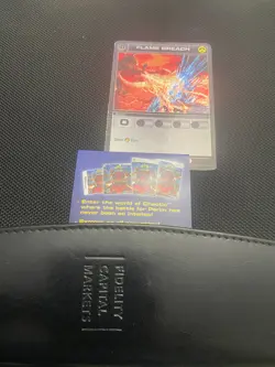 Chaotic Card Alliances Unraveled Rare Attack Flame Breach - Image 1