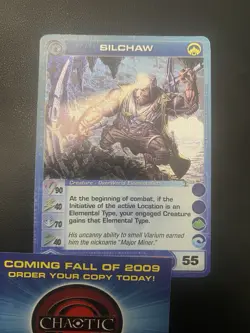 Chaotic Card Alliances Unraveled Rare Silchaw Overworlder Max E - Image 1