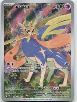 Zacian 100/094 Illustration Rare Phantasmal Flames Pokemon Holo Near Mint - Image 1