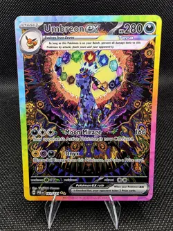 Pokemon Umbreon ex 161/131 SV Prismatic Evolutions SIR Holo Full Art EN 280 - Image 1