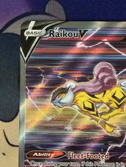 Pokemon TCG Raikou v GG41/GG70 Crown Zenith Galarian Gallery NM - Image 2