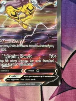 Pokemon TCG Raikou v GG41/GG70 Crown Zenith Galarian Gallery NM - Image 4