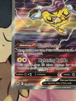 Pokemon TCG Raikou v GG41/GG70 Crown Zenith Galarian Gallery NM - Image 5