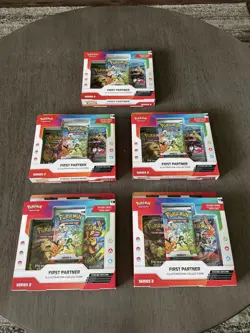 Lot of 5X✅Pokemon TCG First Partner Illustration Collection Series 2 NEW SEALED - Image 1