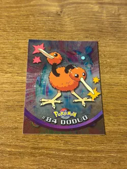 2000 Topps Pokemon Series 2 Blue Label T.V. Animation - #84 Doduo Holo Foil - Image 1