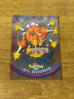 2000 Topps Pokemon Series 2 Blue Label T.V. Animation - #85 Dodrio Holo Foil - Image 1