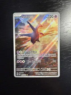 Latios 203/191 Pokemon TCG SV08 Surging Sparks Illustration Rare - Image 1