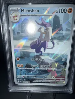 2025 Pokemon White Flare Mienshao 134/086 Illustration Rare PSA 9 MINT 🥋💎✨ - Image 5