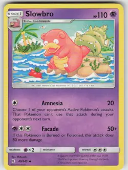 Slowbro 49/145 Uncommon Guardians Rising Pokemon Moderately Played - Image 1