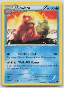 Slowbro 20/122 Uncommon BREAKpoint Pokemon Moderately Played - Image 1