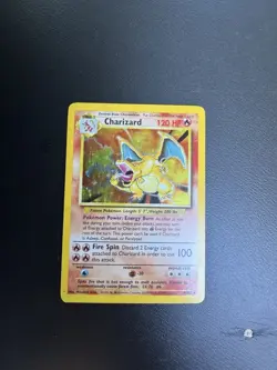 Pokemon TCG - Charizard - 4/102 - Holo - Rare - Base Set Unlimited HP - Image 1