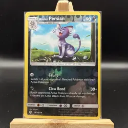 Alolan Persian - 79/149 - Sun and Moon Base - Reverse Holo - NM Pokemon - Image 1