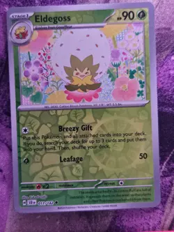 Eldegoss 11/142 Uncommon Stellar Crown Pokemon Reverse Holo Near Mint - Image 1