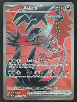 Yveltal ex 105/088 Ultra Rare Perfect Order Pokemon TCG - Image 1