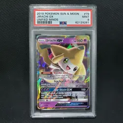 2019 Pokemon: JIRACHI GX 79/236 - [Ultra Rare] - [Unified Minds] - Mint - PSA 9 - Image 1